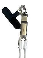 Кабель Type C/Lighting Hoco X126 0.35m Black