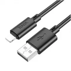 Кабель Usb iPhone 5G Hoco X88 Black 2m. Фото 2