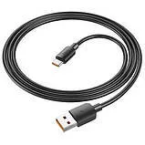 Кабель Usb Type C Hoco X96 100W Black 0.25m. Фото 2