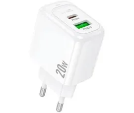 Мзп Hoco CS54A (блок на Usb i Type C + Type c/Type c) 20w White. Фото 3