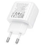 Мзп Hoco CS55A (блок на Usb i Type C) 30w White. Фото 4