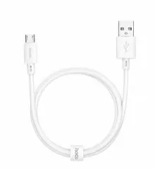 Кабель Usb Micro Hoco X88 White 1m (packing 30/420). Фото 3