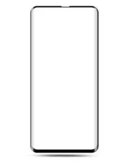 Захисне скло Samsung G973/S10 5D (з вирізом під сканер) Black. Фото 2