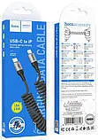Кабель Type C/Lighting Hoco X121 1.5m Black. Фото 8