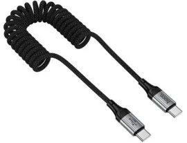 Кабель Type C/Type C Hoco X121 60W 1.5m Black