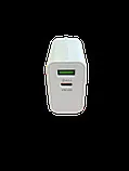 Мзп Hoco C113A (блок на usb i Type C) 65w White. Фото 6