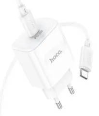 Мзп Hoco C76A Pro 30W 2in1 (блок на Type C + Type C/Type C) White. Фото 3