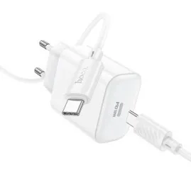 Мзп Hoco C76A Pro 30W 2in1 (блок на Type C + Type C/Type C) White. Фото 5