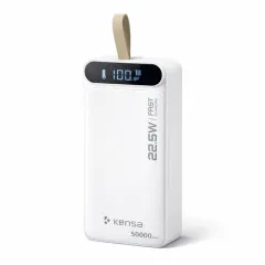 Power Bank (50000mah) Kensa KP-101 22.5W White