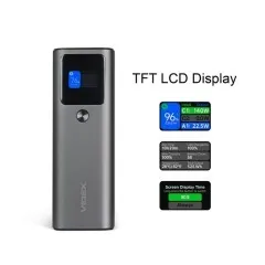 Power Bank (30000mah) Videx VPB-316 140W Grey. Фото 7