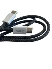 Кабель Type C/Type C Hoco X104 60W 1m Black