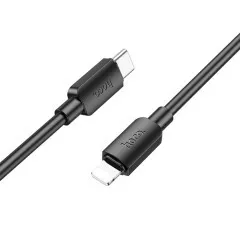 Кабель Type C/Lighting Hoco X96 0.25m Black (packing 46/460)