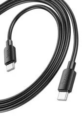 Кабель Type C/Type C Hoco X96 60W Black 0.25m (packing 46/460). Фото 3