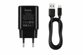 Мзп Hoco C134A 2in1 Type C 1Usb 2.4A Black (packing 28/168)