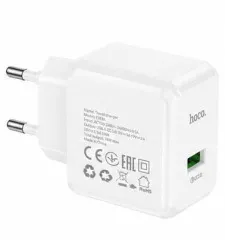 Мзп Hoco CS12A (блок на 1 Usb) 18W White. Фото 4