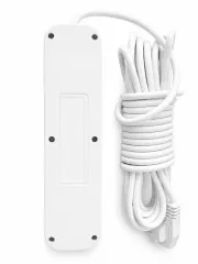 Мережевий фільтр,подовжувач RLFR на 3 розетки + 2usb 8м з вимикачем White. Фото 2