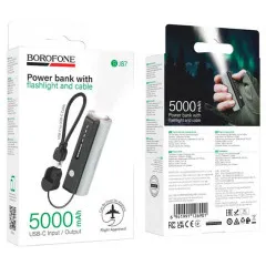 Power Bank (5000mah) Borofone BJ87 Black. Фото 5