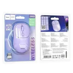 Мишка безпровідна + блютузна Hoco GM25 Purple. Фото 4