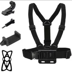 Тримач нагрудний для телефона і GoPro XD-05 Black