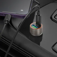Азп Hoco Z57A (блочок Usb і Type c +Type C/Type C) 30W QC3.0 (packing 12/120). Фото 4