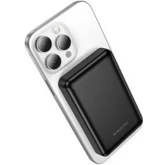 Power Bank (5000mah) Borofone BJ82 + безпровідна Black