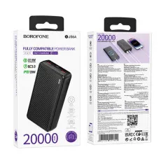 Power Bank (20000mah) Borofone BJ56A 22.5W Black. Фото 5
