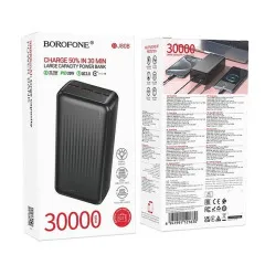 Power Bank (30000mah) Borofone BJ80B 22.5W Black. Фото 4