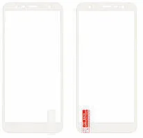 Захисне скло Samsung J415/J4+(2018)/J6+/J610 3D-Картон White. Фото 3