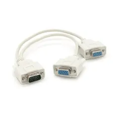 Адаптер Vga мама/2 Vga тато на кабелі