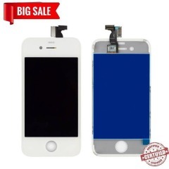 Lcd + Touchscreen Apple Iphone 4G White Original