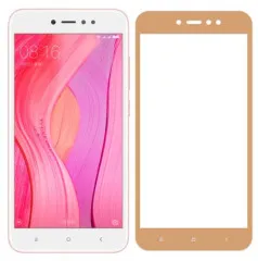 Захисне скло Xiaomi Redmi Note 5A/Note 5A Pro 3D-Картон Gold. Фото 3