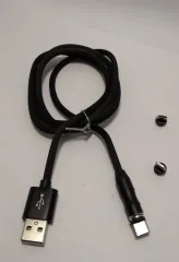 Кабель Usb 3in1 (Micro,5g,Type C) магніт 360. Фото 4