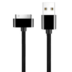 Кабель Usb iPhone 3G Black з обмоткою 3м