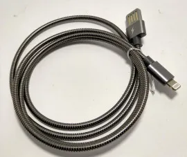 Кабель Usb iPhone 5G металевий двосторонній. Фото 3