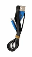 Кабель Usb Micro плоский Smile Black
