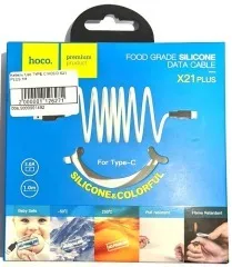 Кабель Usb Type C Hoco X21 Plus 1m (packing 28/168). Фото 3