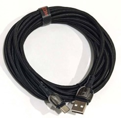 Кабель Usb Type C Moxom MX-CB44 4м Black. Фото 3