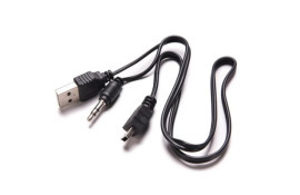 Кабель Usb колонка + 3,5 (mini usb,usb,3.5). Фото 3