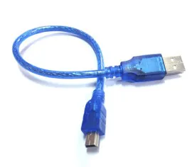 Кабель Usb/Mini Usb 0,3M Blue. Фото 4