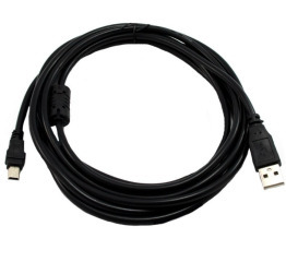 Кабель Usb/Mini Usb 3M (з фільтром) Black