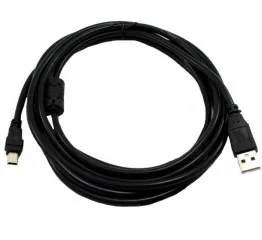 Кабель Usb/Mini Usb 3M (з фільтром) Black. Фото 3