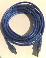 Кабель Usb/Mini Usb 3M Blue. Фото 2