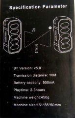 Колонка Bluetooth E07 Black. Фото 7