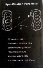 Колонка Bluetooth E07 Black. Фото 12