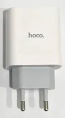 Мзп Hoco C80A 2in1 (блок на Usb i Type C + Type C/Type C) White (packing 12/130). Фото 8