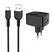 Мзп Usb 3A + Type C Fast Hoco C70A. Фото 2