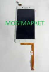 Lcd + Touchscreen Lenovo A5000 White. Фото 7