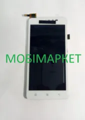 Lcd + Touchscreen Lenovo S850 White. Фото 7