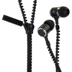 Навушники Mp3/Mp4 Замок Zipper Black