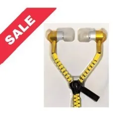 Навушники Mp3/Mp4 Замок Zipper bronze